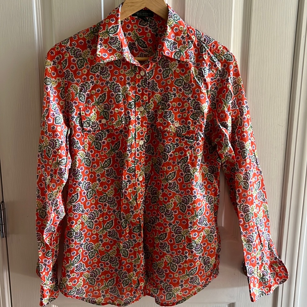Lauren button down, M